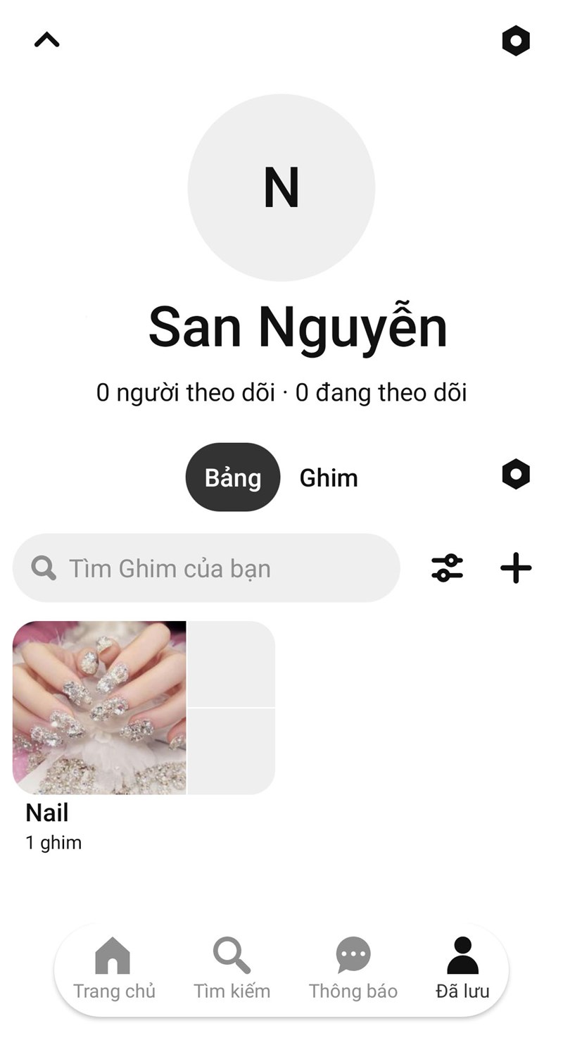 trang cá nhân của bạn sẽ xuất hiện câu chuyện bạn đã tạo Ghim