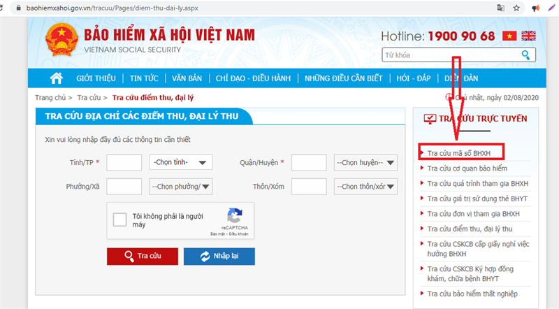 Tra cứu BHXH