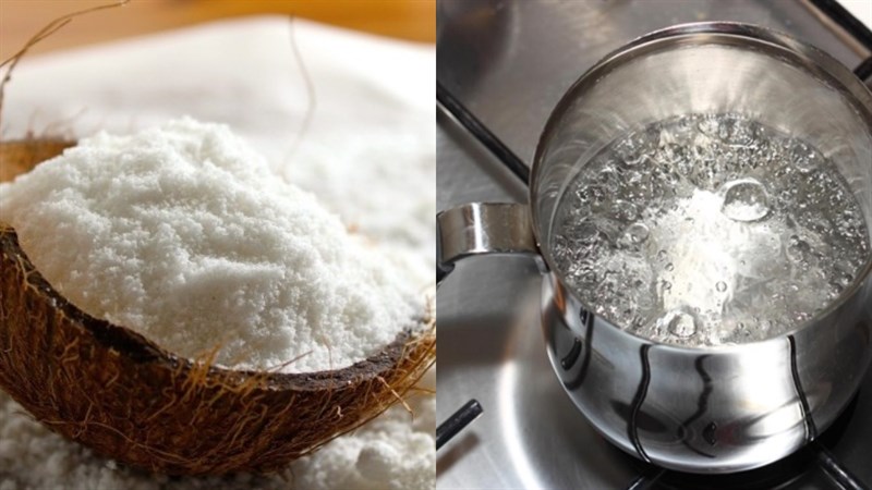 Nguyên liệu món ăn dầu dừa bằng nồi cơm điện