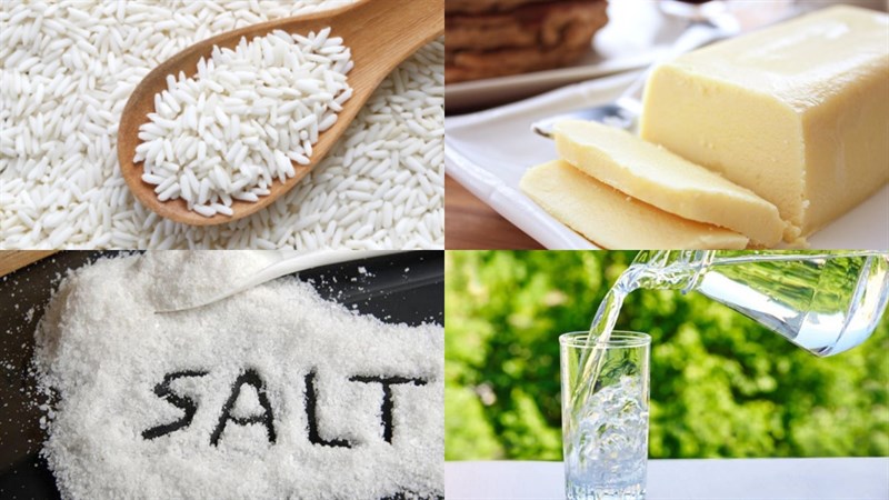 Nguyên liệu món ăn nấu cơm bằng lò nướng