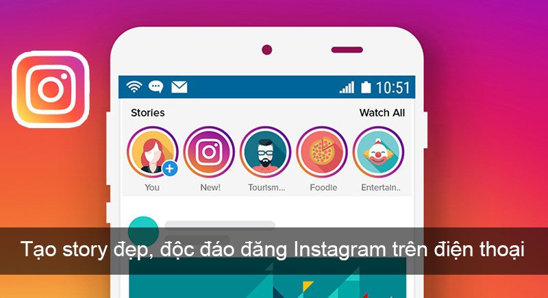 Cập nhật Instagram mới nhất năm 2024 cho phép người dùng tạo story với nhiều hiệu ứng, filtes và âm thanh độc đáo giúp bài viết thu hút và ấn tượng hơn. Hãy trải nghiệm tính năng độc đáo này để tạo ra những story độc đáo và đẹp mắt trên trang cá nhân của bạn.