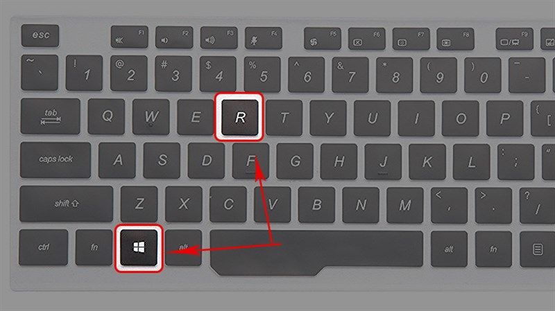 Cách mở hộp thoại Run 1