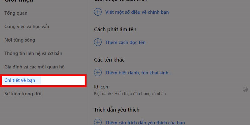 Cách Đặt, Đổi, Xóa Biệt Hiệu Facebook Trên Máy Tính, Pc, Điện Thoại