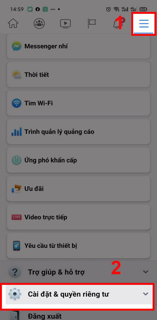 đặt biệt hiệu trên Facebook cá nhân bằng điện thoại