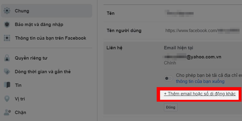 Muon xoa đăng ký facebook từ gmail