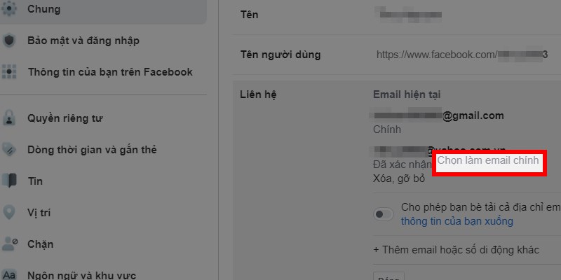 Muon xoa đăng ký facebook từ gmail