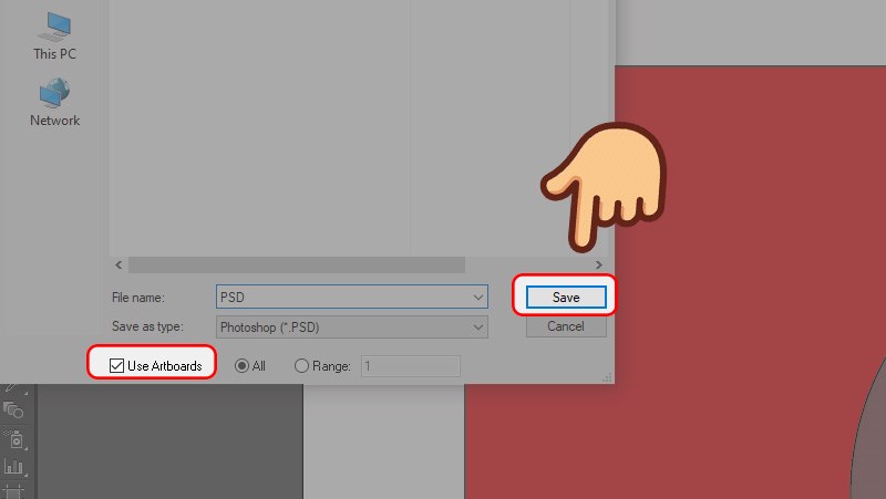 Cách lưu file AI trong Adobe Illustrator định dạng PSD 3