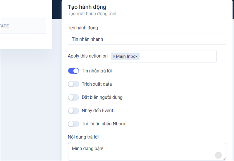 cài tự động trả lời tin nhắn Facebook