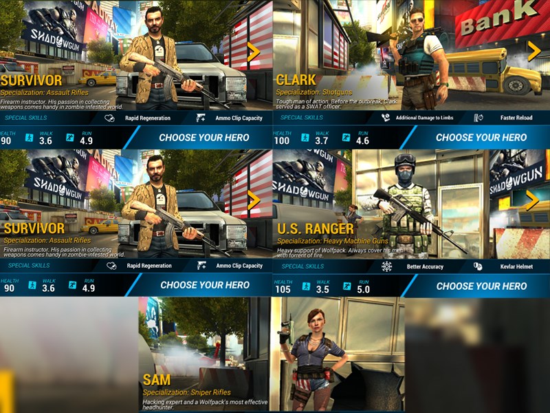 5 Nh&acirc;n vật cơ bản m&agrave; người chơi c&oacute; thể lựa chọn