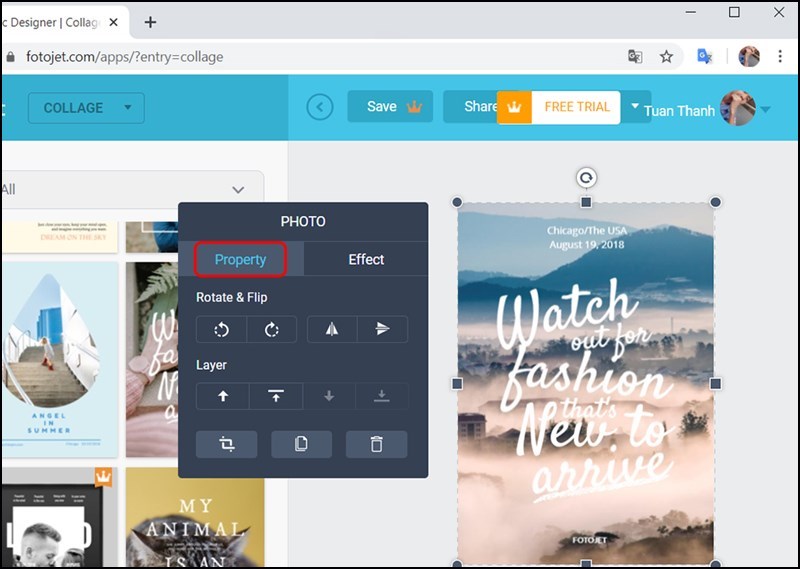Cách thiết kế và chỉnh sửa ảnh trực tuyến miễn phí trên FotoJet