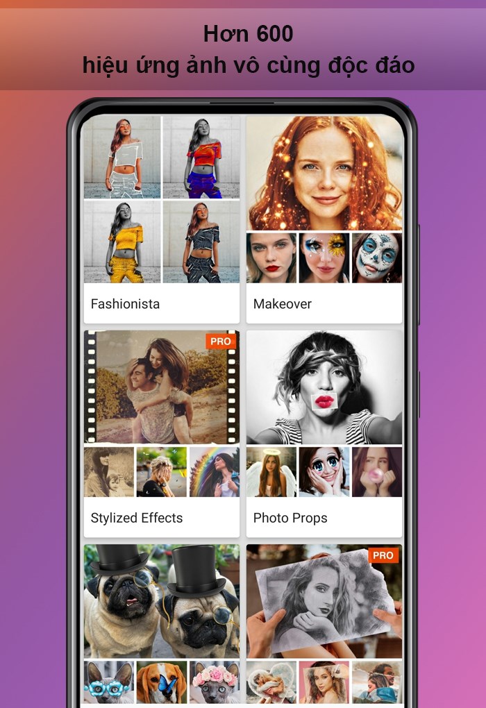 Hơn 600 hiệu ứng ảnh v&ocirc; c&ugrave;ng độc đ&aacute;o