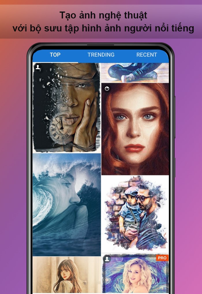 Tạo ảnh nghệ thuật với bộ sưu tập h&igrave;nh ảnh người nổi tiếng