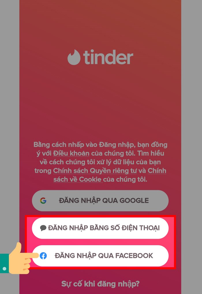 mở tinder