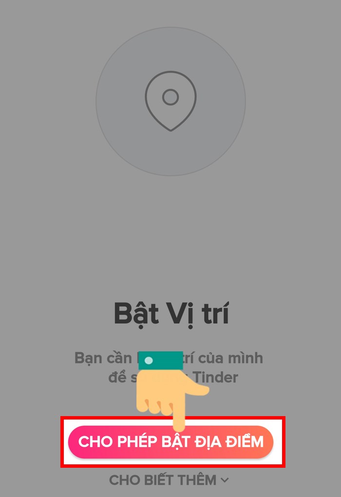xác nhận địa điểm