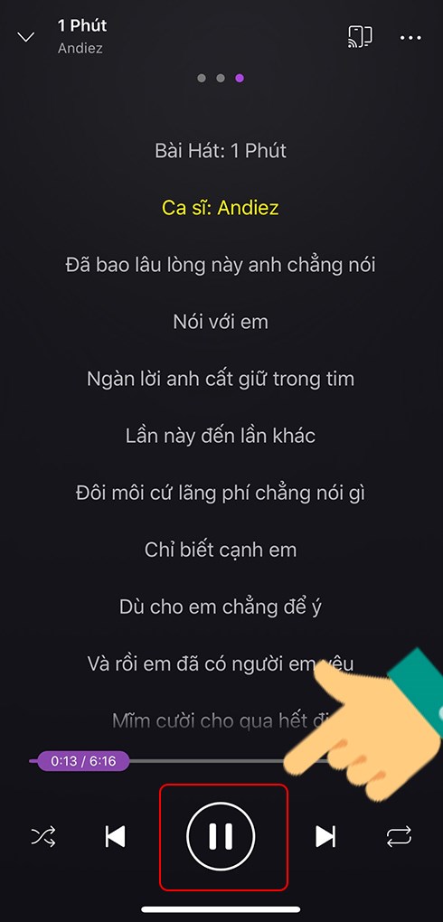 Chuyển sang chế độ xem lời bài hát