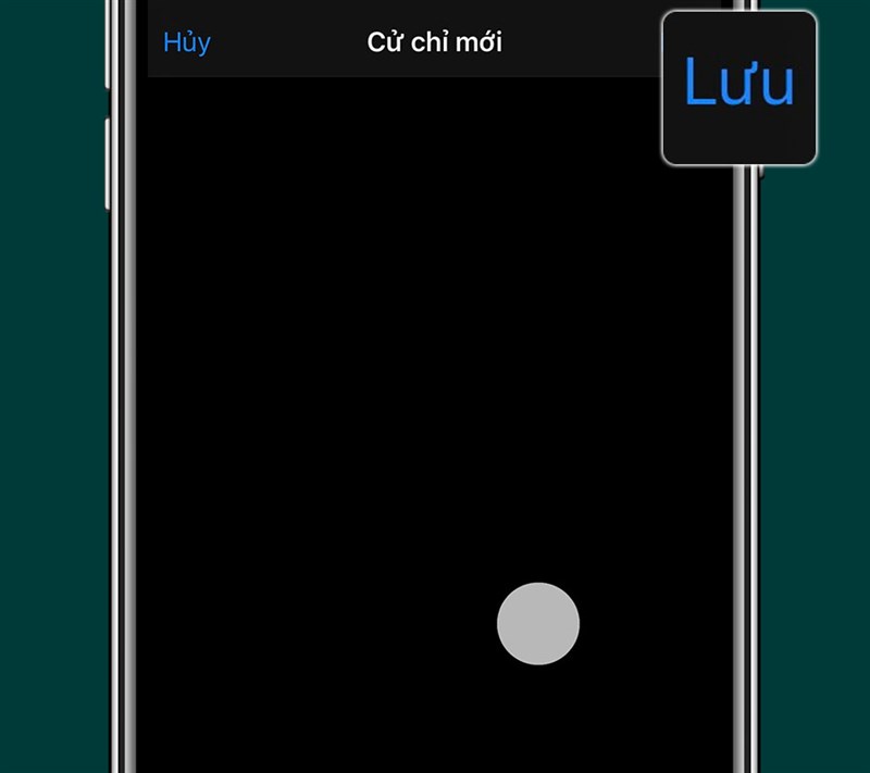 Chạm vào nơi bất kì trên màn hình.