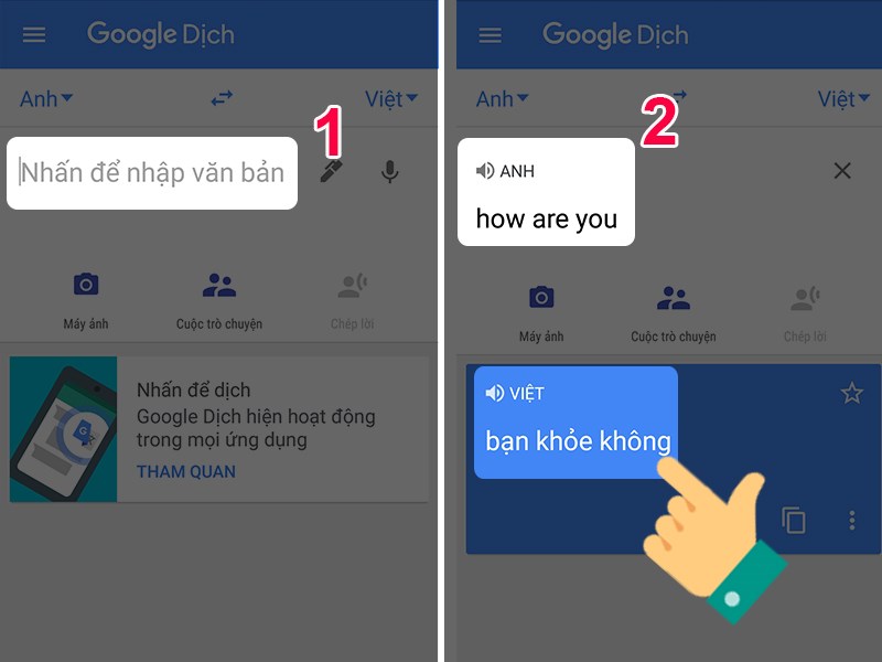 Cách Dùng Google Dịch Văn Bản, Hình Ảnh, Giọng Nói Trên Điện Thoại