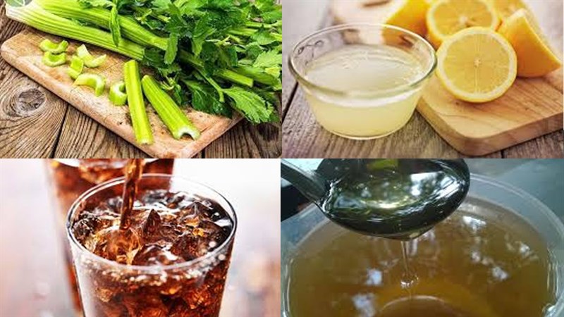 Nguyên liệu món ăn cocktail cần tây