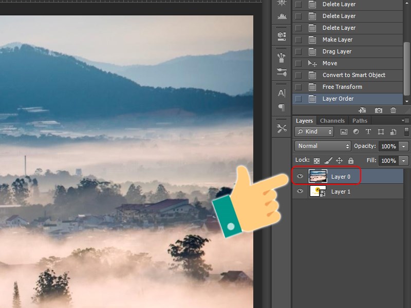 Cách tô màu trong Photoshop tô màu từng layer vùng chọn bất kỳ