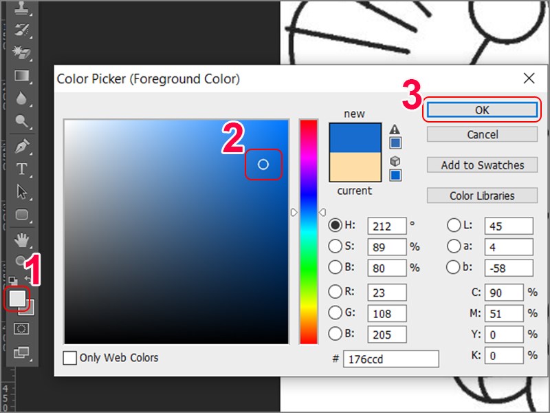 Chi tiết hơn 64 về công cụ tô màu trong photoshop mới nhất   cdgdbentreeduvn