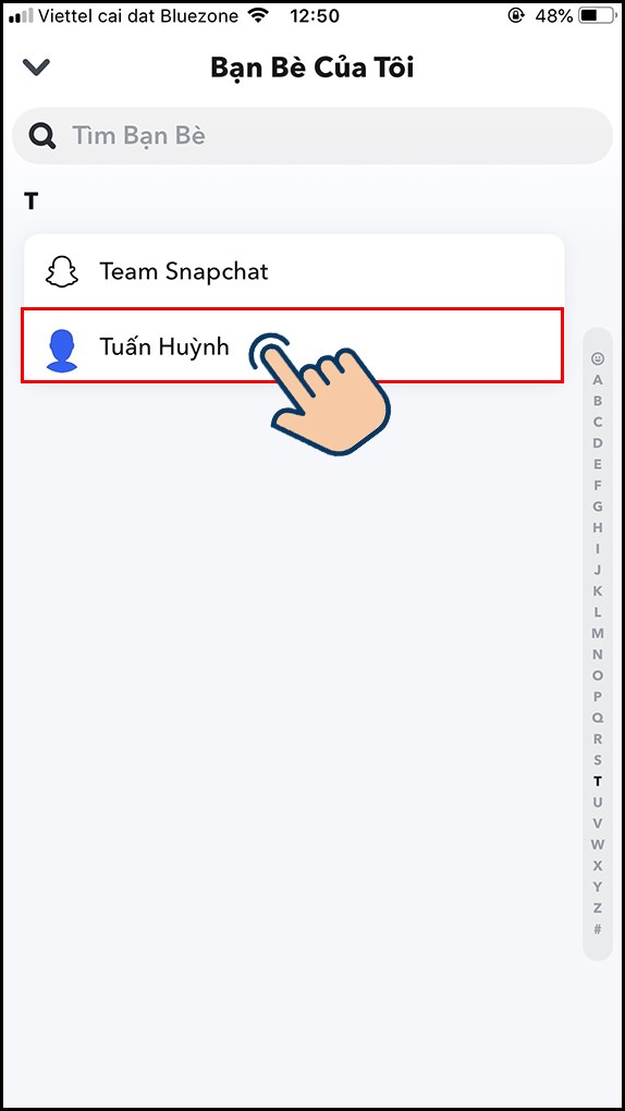 Chọn v&agrave;o người m&agrave; bạn muốn xem vị tr&iacute; của họ.