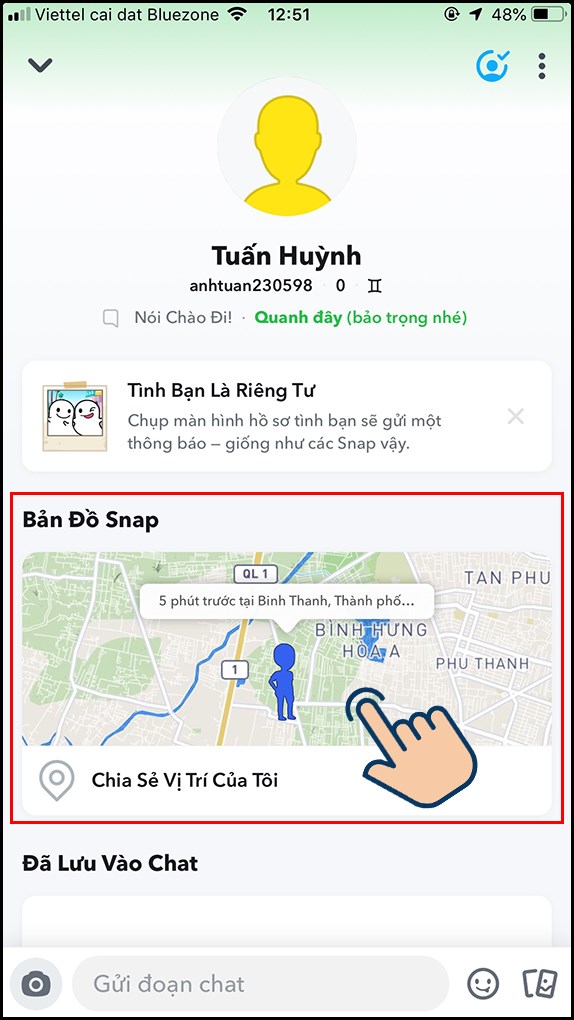 Chia sẻ vị trí:
Với chức năng chia sẻ vị trí, bạn có thể dễ dàng kết nối với bạn bè và gia đình của mình trên thế giới. Hãy chia sẻ vị trí của bạn để những người thân yêu đến được gần hơn, hoặc để đơn giản là tìm nhau trong một đám đông. Hãy cùng nhau tạo nên một cộng đồng kết nối dễ dàng và tiện lợi.