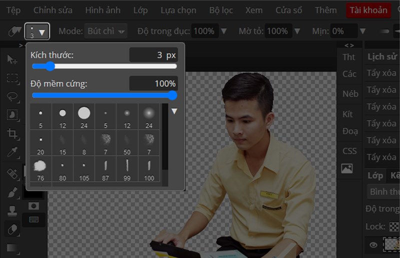 Cách xóa nền ảnh bằng Photoshop Online nhanh chóng, đơn giản nhất