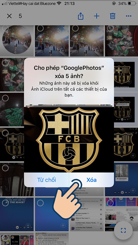 X&aacute;c nhận X&oacute;a.