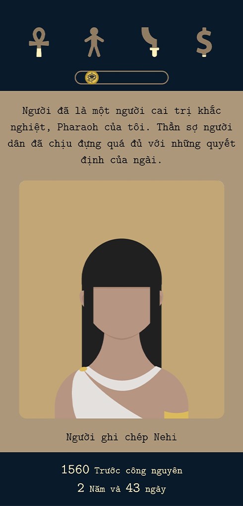 Mỗi quyết định của bạn sẽ ảnh hưởng đến c&aacute;c chỉ số 