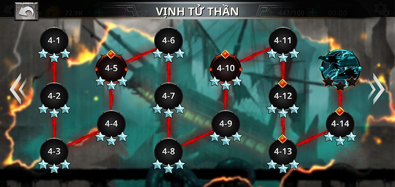 Một chương chơi trong chế độ ch&iacute;nh tuyến