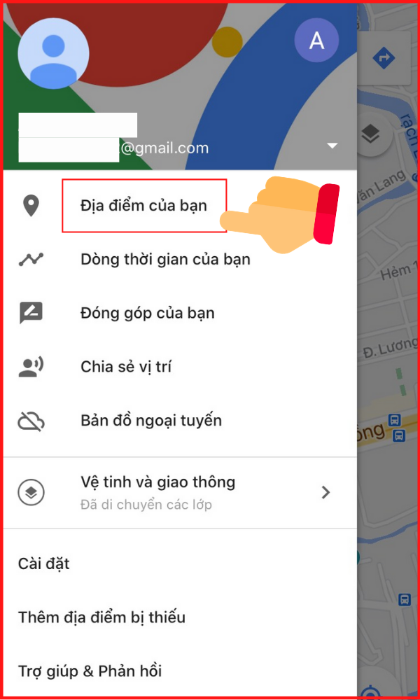 Chia sẻ địa điểm Google Maps trên điện thoại B1