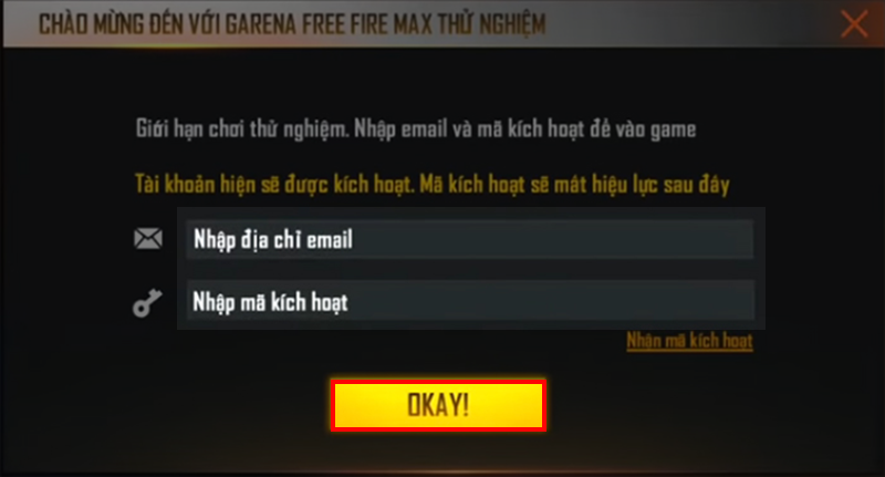 Đăng nh&acirc;p Free Fire Max Closed Beta 3.0 tr&ecirc;n Android