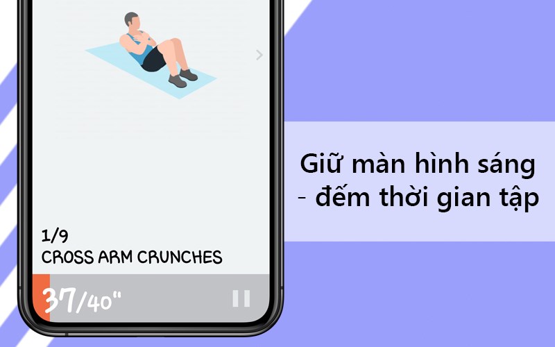 giữ sáng màn hình