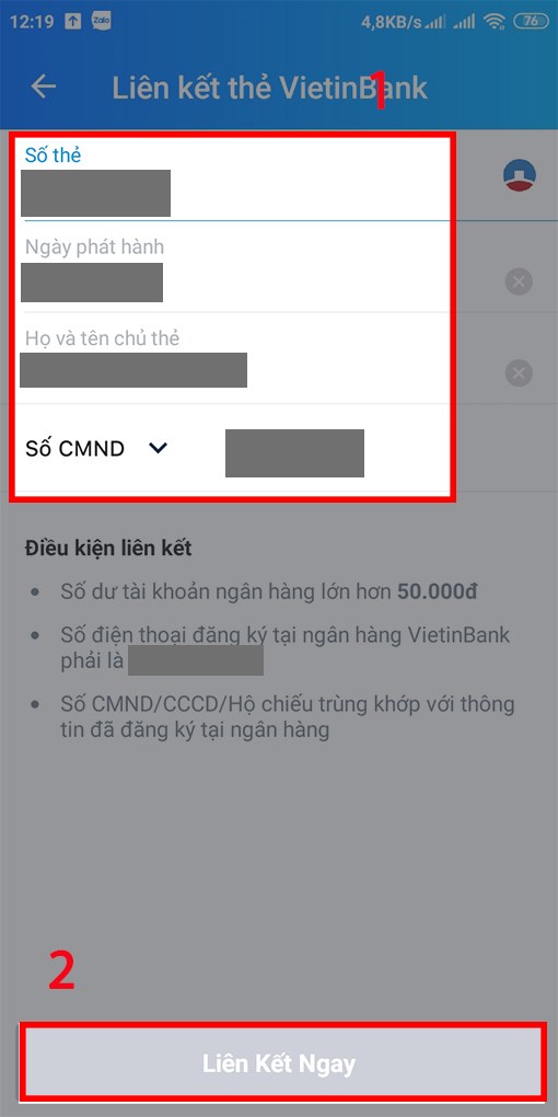 Điền th&ocirc;ng tin v&agrave; nhấn li&ecirc;n kết ngay