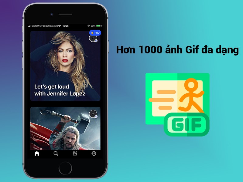 Hơn 1000 ảnh gif đa dạng dễ dàng cho bạn lựa chọn chỉnh sửa