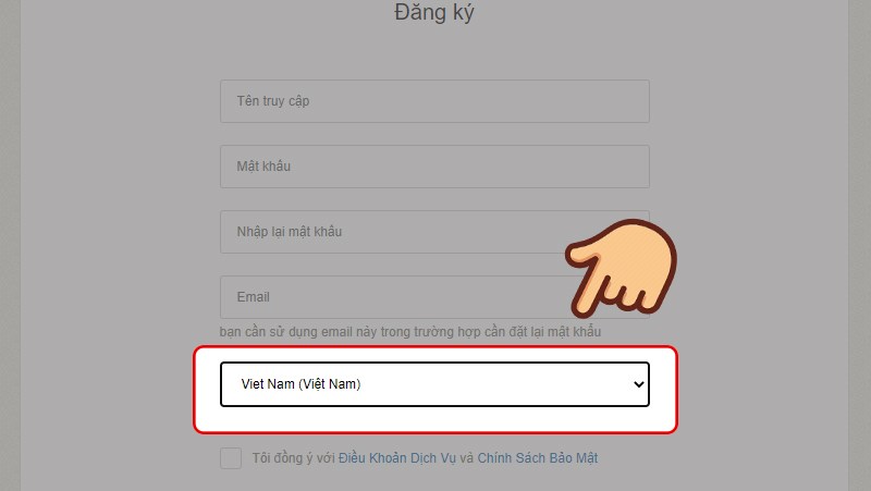 Hướng dẫn đăng ký tài khoản Garena trên web 5