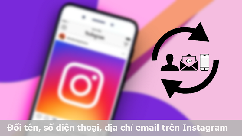 Đổi thông tin instagram