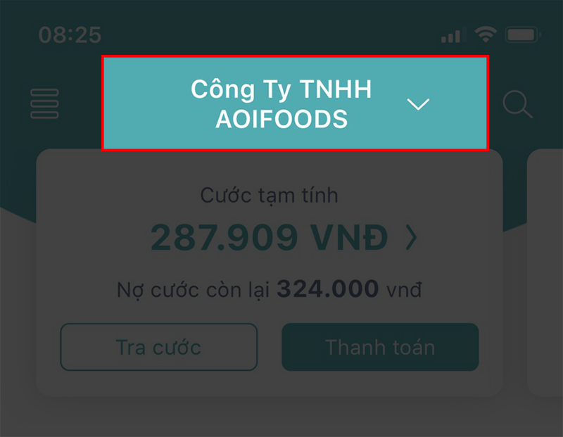 Đăng nhập vào ứng dụng My Viettel. Bấm vào tên tài khoản phía trên màn hình để truy cập thông tin cá nhân.