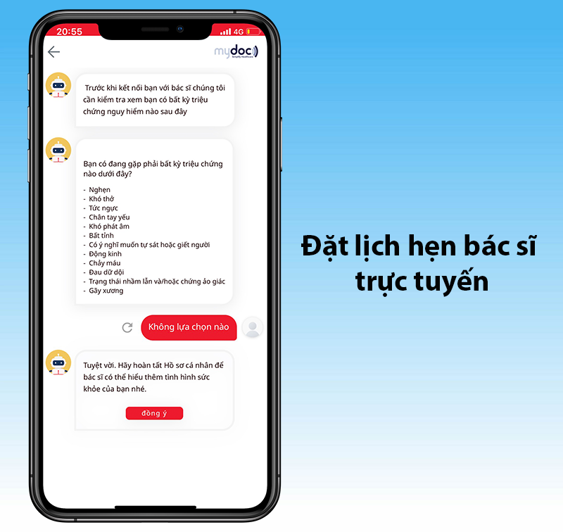  Đặt lịch hẹn b&aacute;c sĩ trực tuyến nhanh ch&oacute;ng