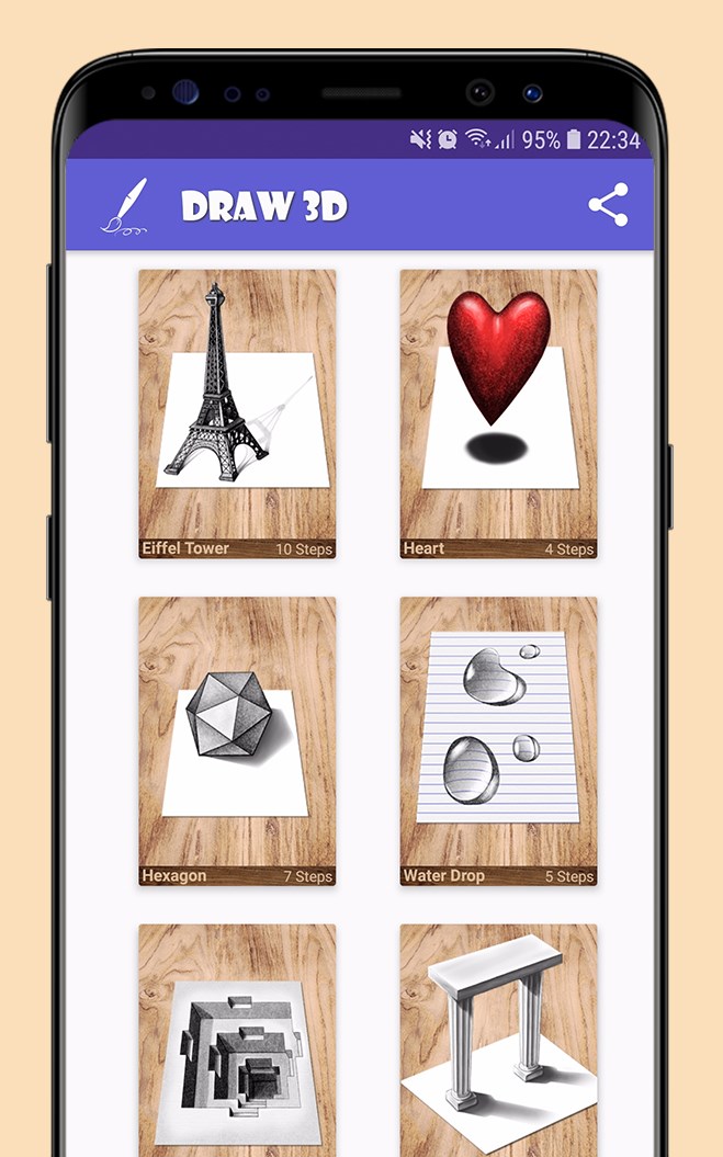 Cách Vẽ 3D Trên Điện Thoại Không Cần Phần Mềm Chuyên Dụng
