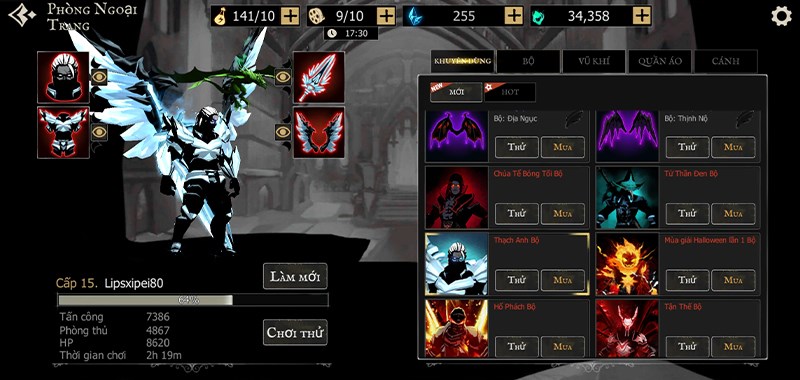 C&aacute;c bộ trang phục gi&uacute;p thay đổi vẻ ngo&agrave;i nh&acirc;n vật trở n&ecirc;n cực k&igrave; ngầu