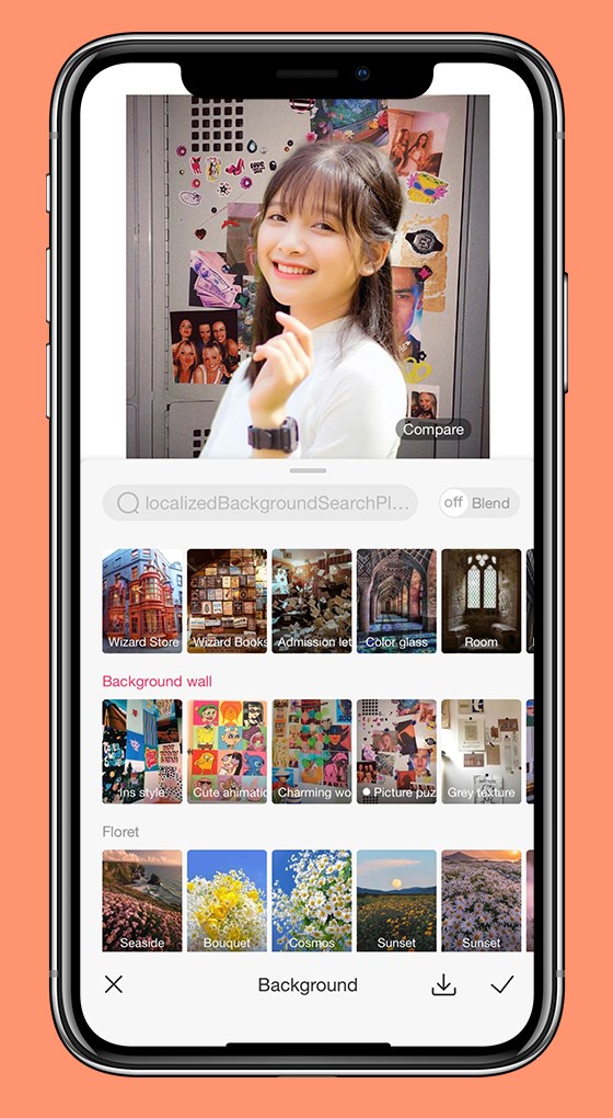Kho ảnh nền đa dạng, dễ d&agrave;ng lựa chọn v&agrave; &aacute;p dụng