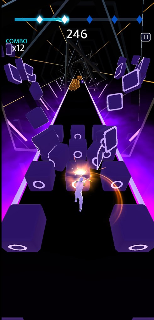 Với ph&ocirc;ng nền sẽ được thay đổi theo qu&atilde;ng đường m&agrave; người chơi đi được