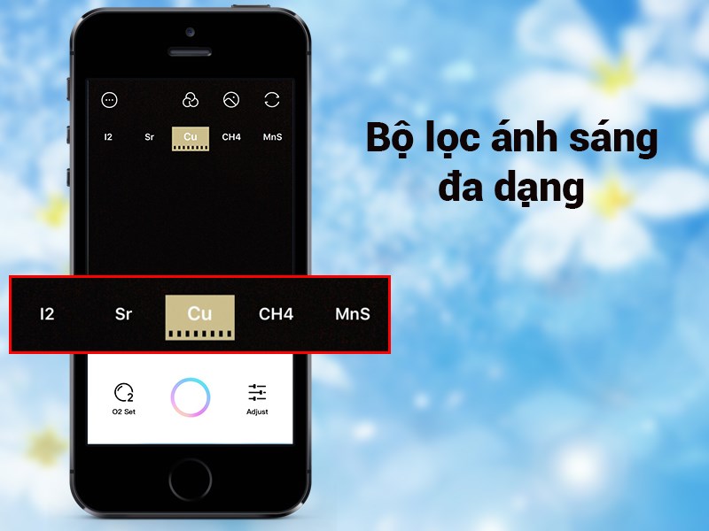 Bộ lọc &aacute;nh s&aacute;ng đa dạng d&agrave;nh cho chụp ảnh