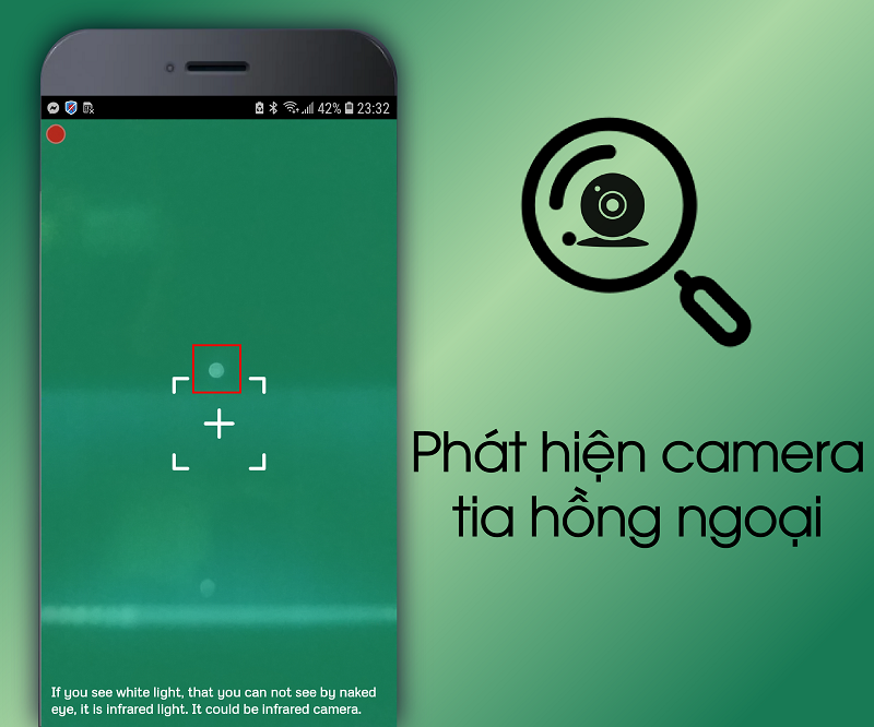 Phát hiện camera tia hồng ngoại