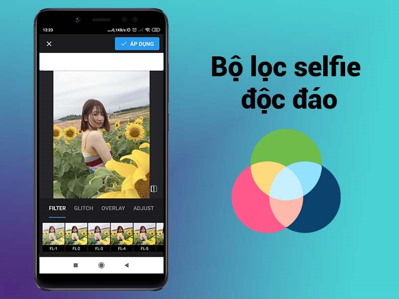 Bộ lọc selfie v&agrave; hiệu ứng m&agrave;u đa dạng, độc đ&aacute;o