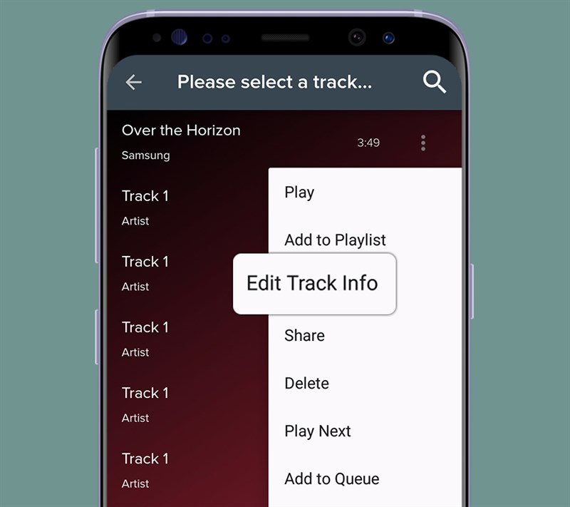 Chỉnh sửa th&ocirc;ng tin b&agrave;i h&aacute;t v&agrave; hẹn giờ tắt nhạc&nbsp;