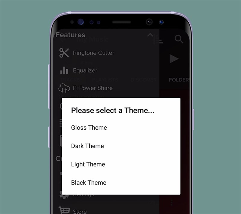 Tự do thay đổi chủ đề v&agrave; h&igrave;nh nền b&agrave;i h&aacute;t dễ d&agrave;ng&nbsp;