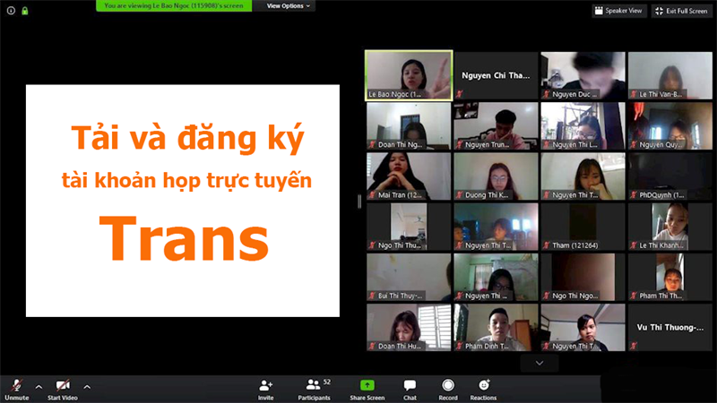 tải v&agrave; đăng k&yacute; t&agrave;i khoản họp trực tuyến Trans