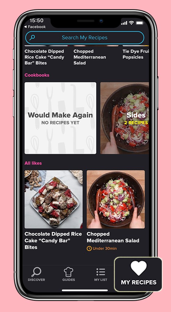 Đánh dấu món ăn yêu thích dễ dàng